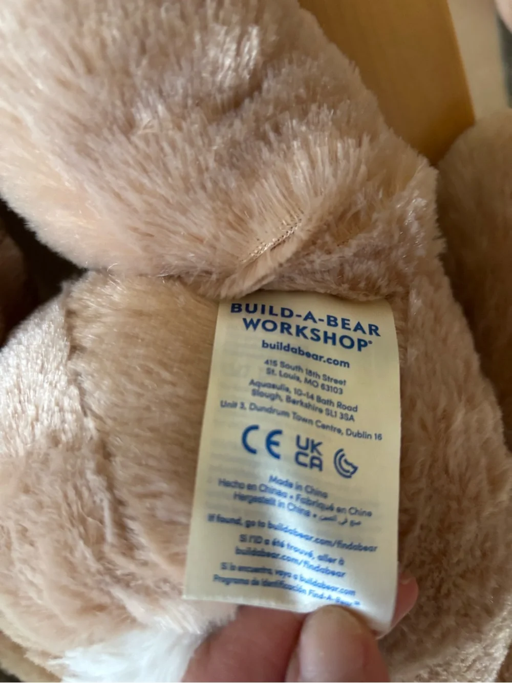 Build a Bear Stuffed Bunny